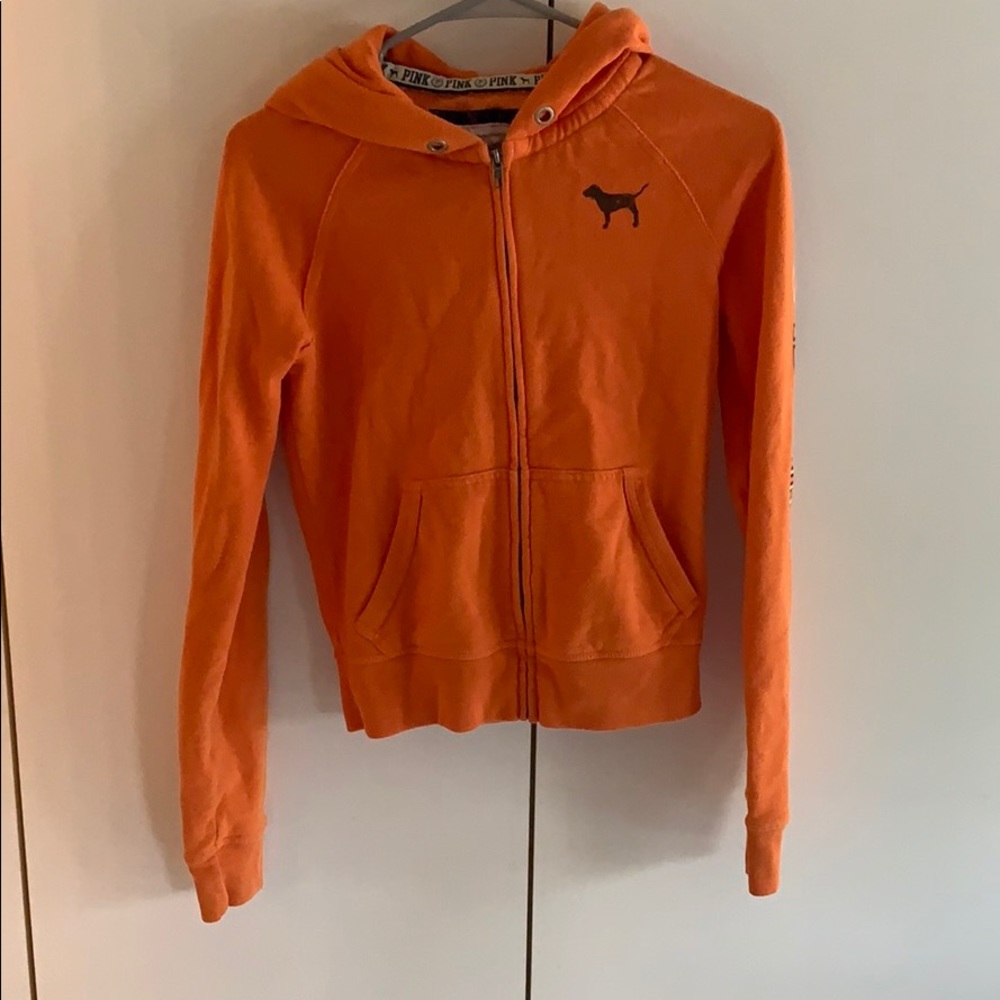 Victoria’s Secret Pink Zip Up Illinois Sweatshirt